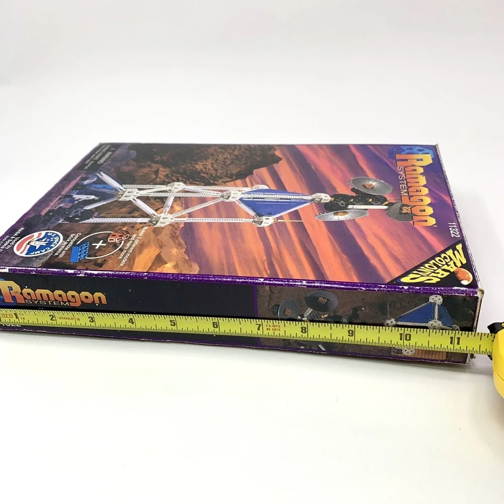 Vtg 1996 Ramagon System Mars Colony Communication Tower 105 Pcs #11322 OPEN BOX